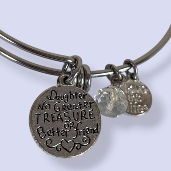 Love This Life Steel Plated Charm Bracelet - Picture 2 of 5